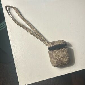 Coach print AirPod Case